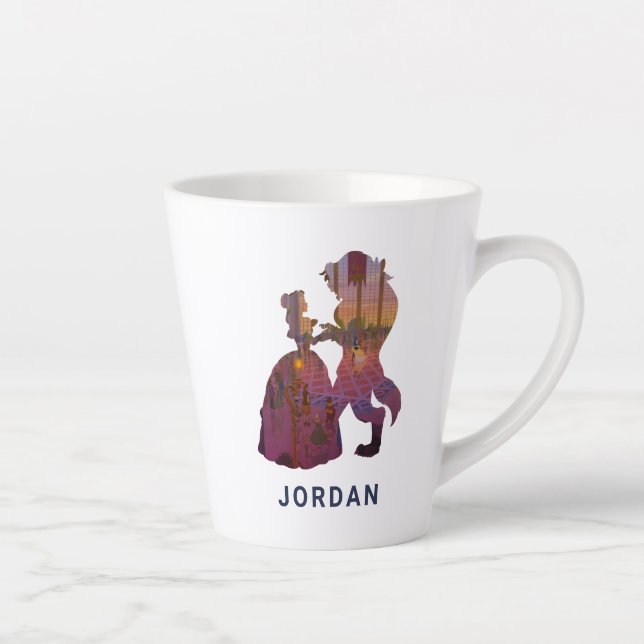 Beauty & The Beast | Silouette Dancing Latte Mug (Right)