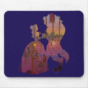 Beauty & The Beast Silouette Dancing Mouse Pad
