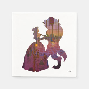 Beauty & The Beast Silouette Dancing Napkins