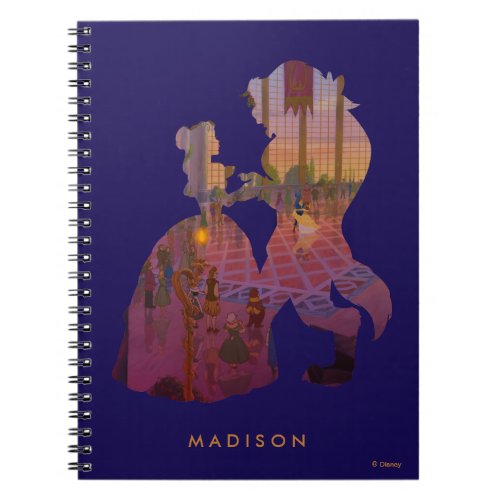 Beauty  The Beast  Silouette Dancing Notebook