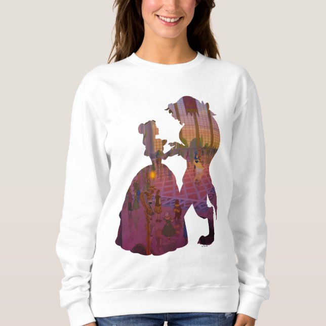 Beauty & The Beast | Silouette Dancing Sweatshirt (Front)