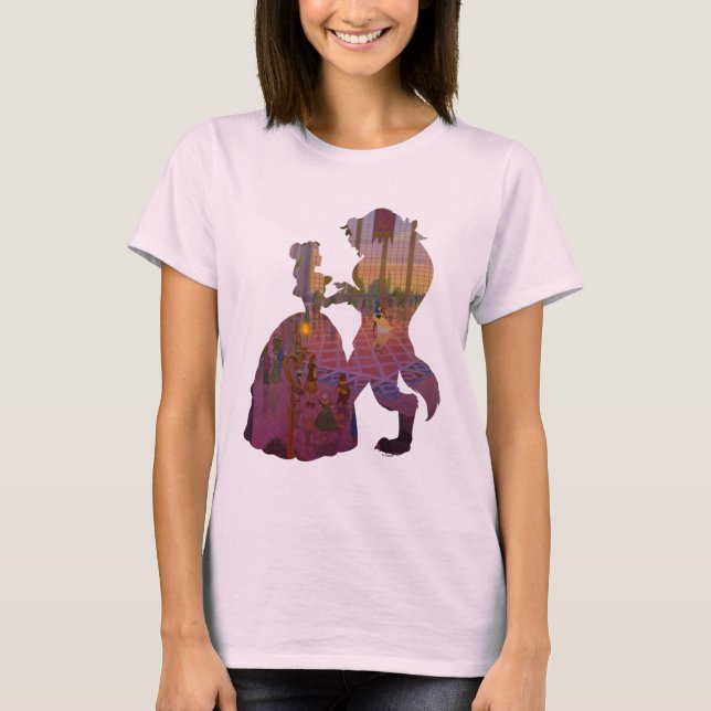 Beauty & The Beast | Silouette Dancing T-Shirt (Front)