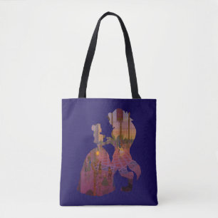 Beauty & The Beast Silouette Dancing Tote Bag