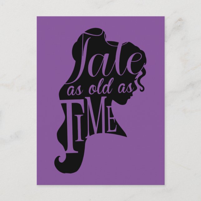Beauty & The Beast | Tale As Old As Time Postcard (Front)