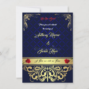 Beauty & the Beast Wedding Invitation