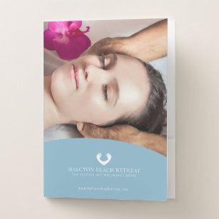 Beauty therapy spa treatment business folder