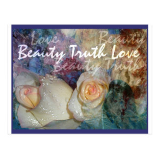 Beauty, Truth, Love Postcard