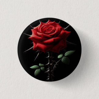 Beauty with Spines Button