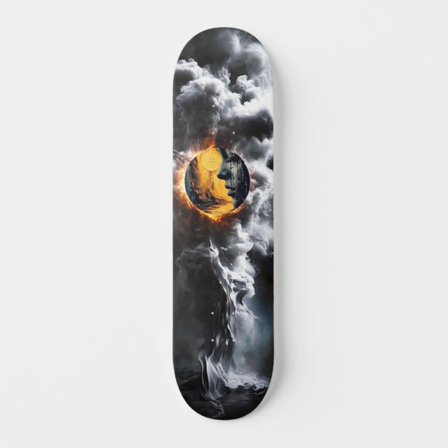 Beauty within DARKNESS Skateboard (Front)