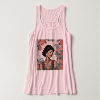 beauty woman tank top