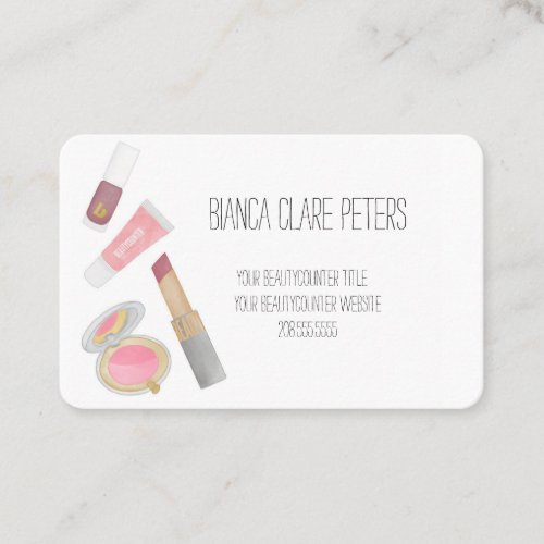 Beautycounter Consultant Product Business Card