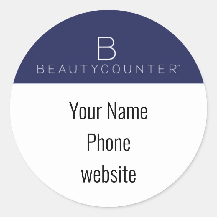 Beautycounter Custom sticker | Zazzle