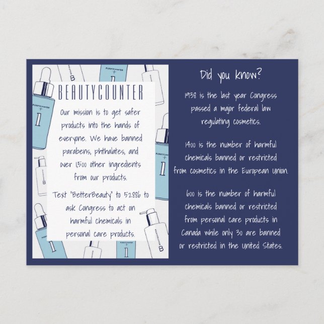 Beautycounter Postcard (Front)