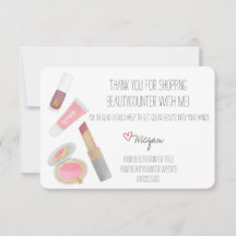 Beautycounter Product Hand-drawn Thank You Card