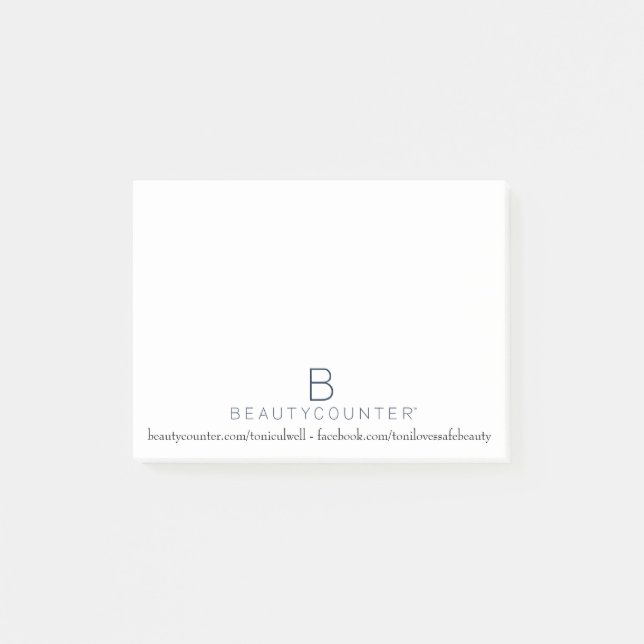 Beautycounter Sticky Notes for Consultants (Front)