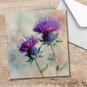 Beautyful Ivory Cream Thistle Florals Wedding Envelope Liner