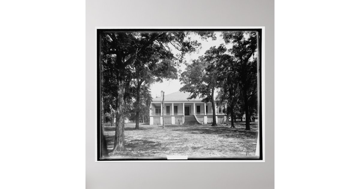 Beauvoir, home of Jefferson Davis near Biloxi, Mis Poster ...