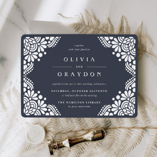Beaux Arts Wedding Invitation Ink