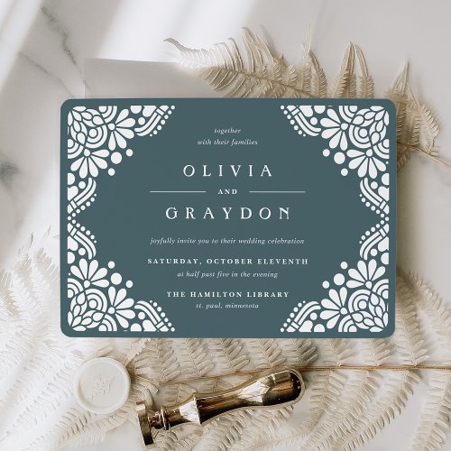 Beaux Arts Wedding Invitation  Spruce