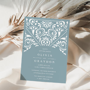 Beaux Arts Wedding Invitation Tourmaline