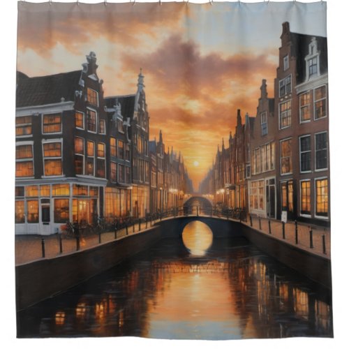 BEAUX Delft Shower Curtain