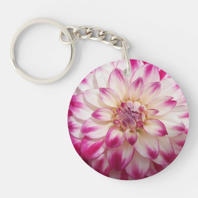 Beaux“Gaye Elise Beda”, “Pink Flower”, Bags Keychain (Front)