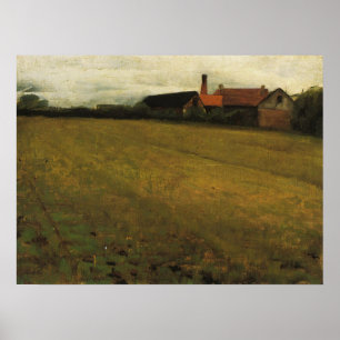 Beaux - Landscape With Farm Building Poster