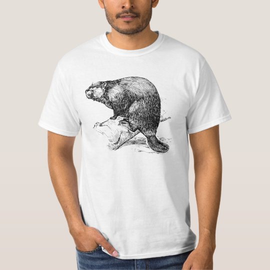 Beaver #1 T-Shirt | Zazzle.com