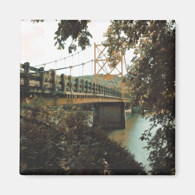 beaver bridge in eureka springs magnet (Front)