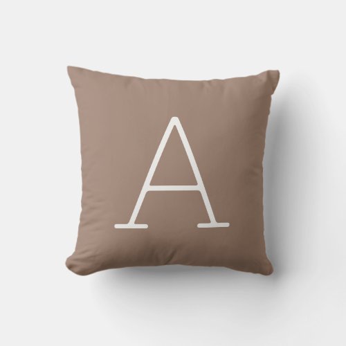 Beaver Brown Customize Front  Back For Gifts Throw Pillow