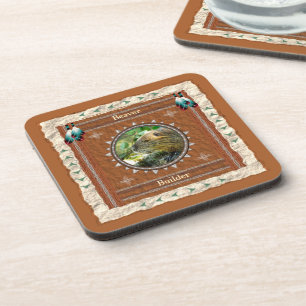 Beaver Builder Energy Drink Coaster