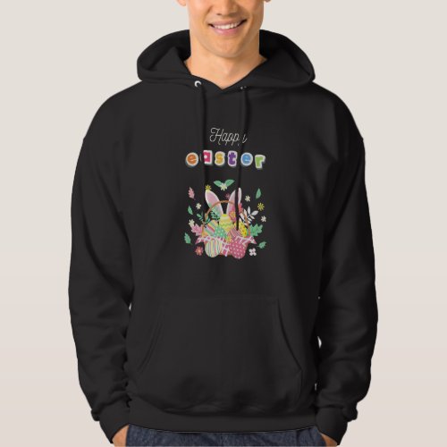 Beaver Bunny Egg Hunting  Beaver Happy Easter 1 Hoodie