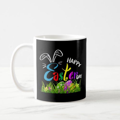 Beaver Bunny Happy Easter Day Eggs Hunting Decorat Coffee Mug