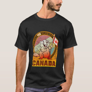 Beaver Canada Flag T-Shirt
