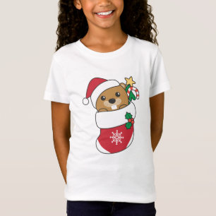 Beaver Christmas Snow Winter Animals Beaver T-Shirt