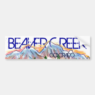 Beaver Creek Colorado artistic mountain sticker