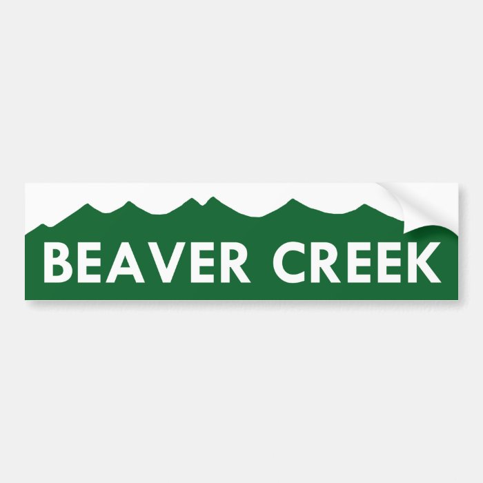Beaver Creek Colorado Bumper Sticker