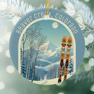 Beaver Creek Colorado ski souvenir  Ceramic Ornament