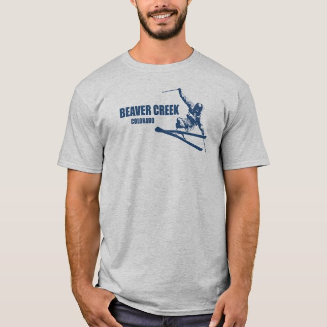 Beaver Creek Colorado Skier T-Shirt (Front)