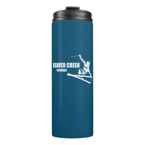 Beaver Creek Colorado Skier Thermal Tumbler