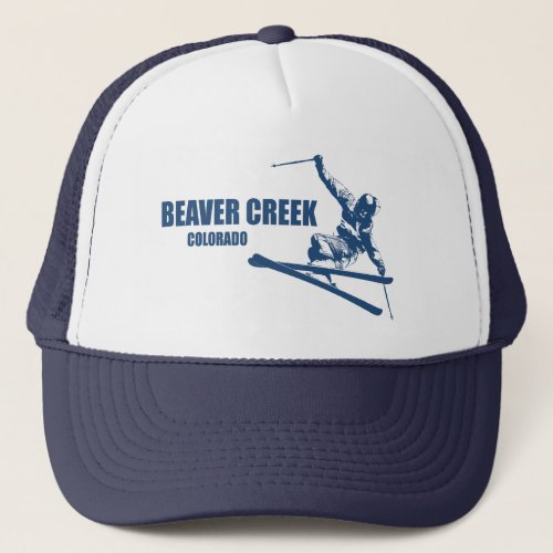 Beaver Creek Colorado Skier Trucker Hat