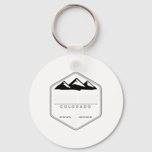 Beaver Creek Colorado Snowboard  Keychain