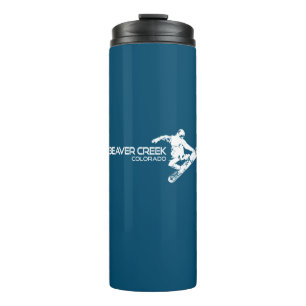 Beaver Creek Colorado Snowboarder Thermal Tumbler