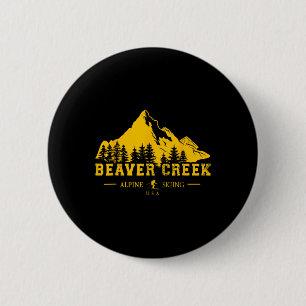 Beaver Creek Colorado Usa Ski Resort Alpine Skiing Button