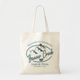 Beaver Creek Colorado Wedding Welcome Tote Bag