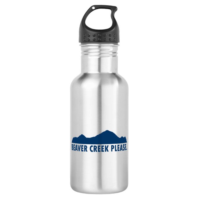 Beaver Creek Please Stainless Steel Water Bottle (Front)