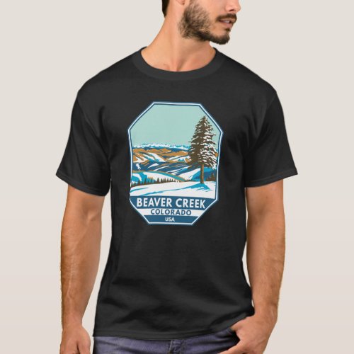 Beaver Creek Ski Area Winter Colorado T_Shirt