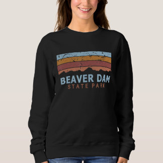 Beaver Dam State Park Illinois Retro Cool Sweatshirt