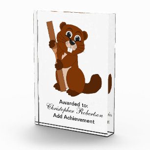 Beaver Design Acrylic Award