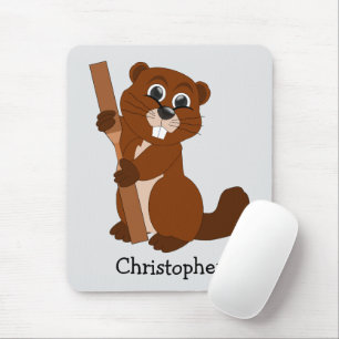 Beaver Design Mouse Pad